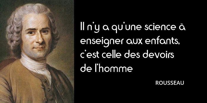 Jean-Jacques Rousseau education citation