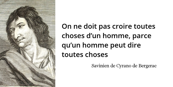 Savinien de Cyrano de Bergerac citation