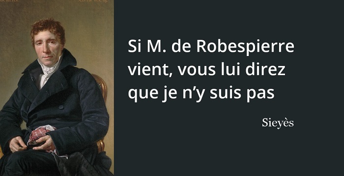 sieyes citation robespierre