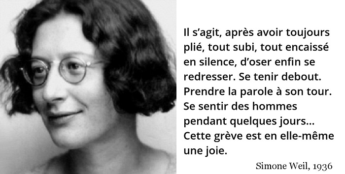 Simone Weil citation
