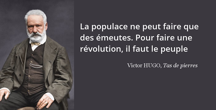 Victor hugo citation peuple