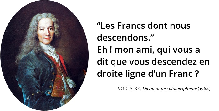 voltaire citation histoire francs