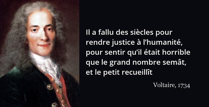 voltaire citation inégalités