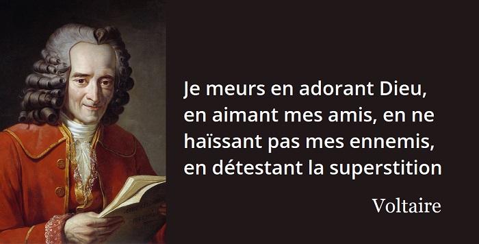 voltaire citation mort