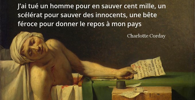 Charlotte Corday citation