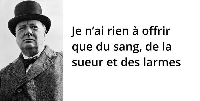 Winston Churchill citation guerre