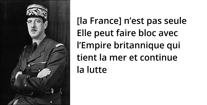 De Gaulle citation guerre