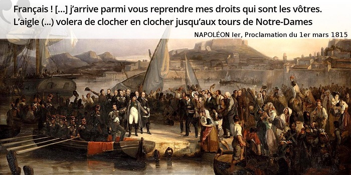 Napoléon citation cent jours