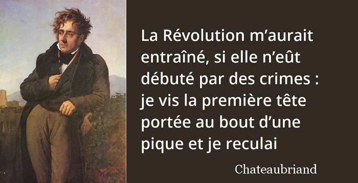 chateaubriand revolution citation