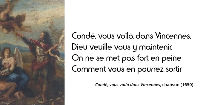 Chanson Condé Fronde citation