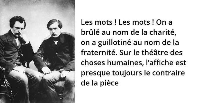 Edmond et Jules de Goncourt citation