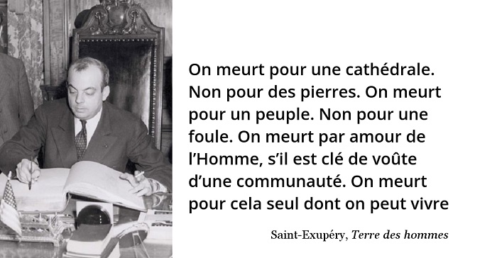 Antoine de Saint-Exupéry citation