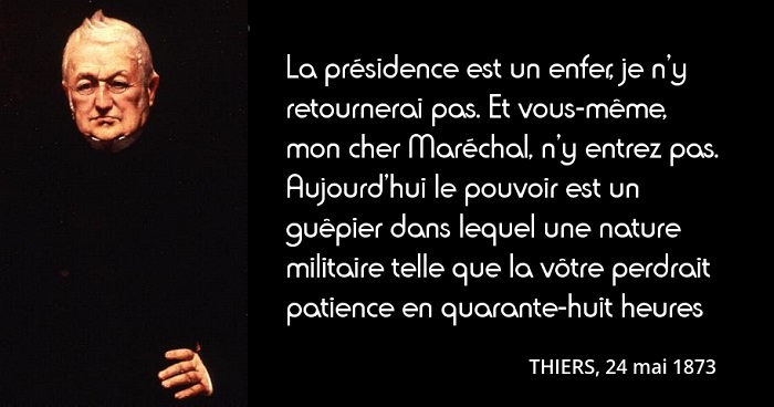 Thiers citation présidence