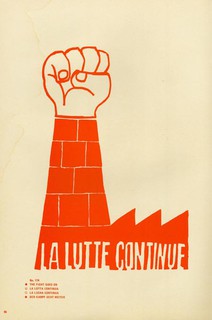 Mai 68 La lutte continue affiche