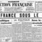 Maurras : « Au moral, la haine de l'esprit militaire, au matériel, un désarmement qui attire la guerre comme l'aimant le fer. »